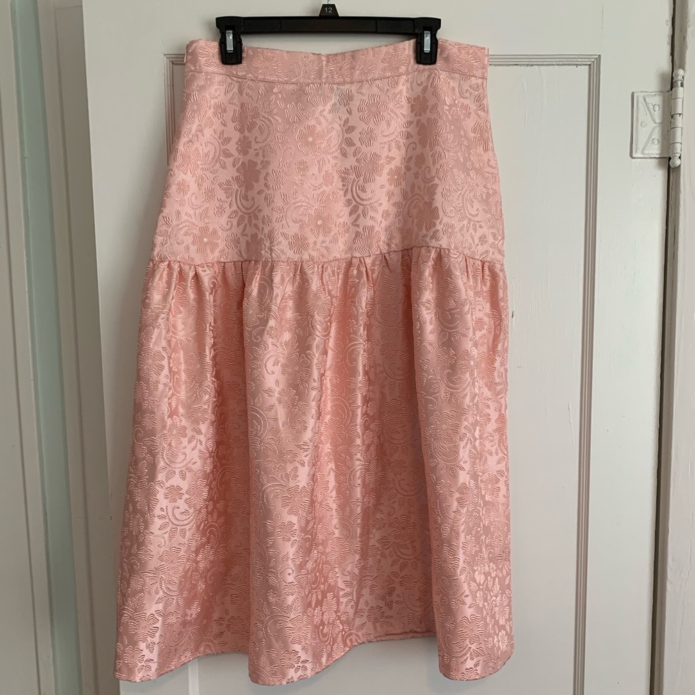 Blush brocade princesscore skirt